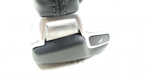 Audi Q5 80A 18-19 leather gear knob, gray, butt
