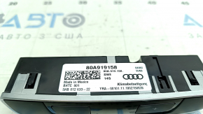 Audi Q5 80A rear climate control glass scratches 18-24