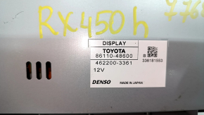 Monitor, display, navigation Lexus RX450h 13-15 rest, scratches