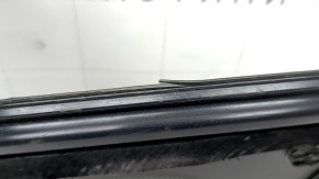 Rear left window, blind glass, Jeep Grand Cherokee WK2 17-19, chrome molding, tinted, no antenna, torn seal