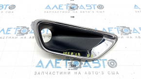 Fog light frame under the right overlay Jeep Grand Cherokee WK2 17-21 complete with chrome overlay