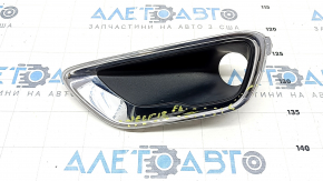 Left fog light frame for Jeep Grand Cherokee WK2 17-22, complete with chrome trim, scratches