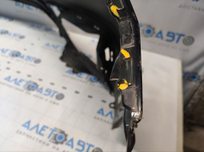 Front bumper bare upper part Honda CRV 15-16 rest black NH731P, scratches, broken mount