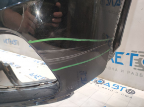 Front bumper bare upper part Honda CRV 15-16 rest black NH731P, scratches, broken mount