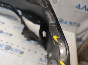 Front bumper bare upper part Honda CRV 15-16 rest black NH731P, scratches, broken mount