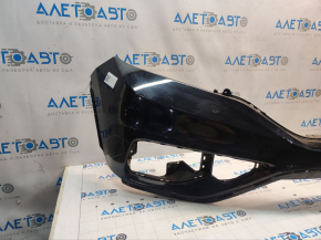 Front bumper bare upper part Honda CRV 15-16 rest black NH731P, scratches, broken mount