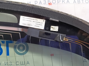 Tesla Model 3 18 rear panoramic glass - heated, tinted, laminated glass, scratched, torn cable