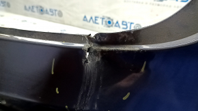 Tesla Model 3 18 rear bumper, graphite, for parking sensors, torn, dented, broken mount
