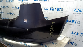 Tesla Model 3 18 rear bumper, graphite, for parking sensors, torn, dented, broken mount
