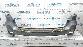 Jeep Grand Cherokee WK2 16-22 rear bumper, upper part, for parking sensors, silver, scratch, broken parking sensor mount