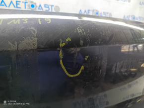 Tesla Model 3 18 front bumper, bare, with parking sensors, graphite, dented, scratches