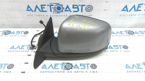 Left side mirror assembly for Jeep Grand Cherokee WK2 14-22, 5 pins, heated, silver, scratches
