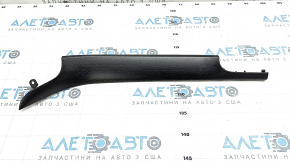 Right front panel trim for Jeep Grand Cherokee WK2 16-19, dark wood with chrome, crack in mount