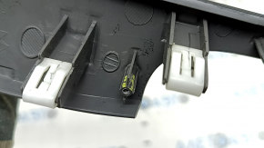 Right front panel trim for Jeep Grand Cherokee WK2 16-19, dark wood with chrome, crack in mount