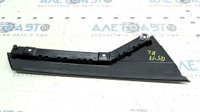 Rear left side door trim for Audi Q5 80A 18-24, gloss black, scratches