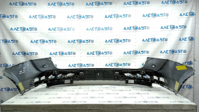 Bare rear bumper, upper part, Audi Q5 80A 18-20, for parking sensors, white, with mount, scratches