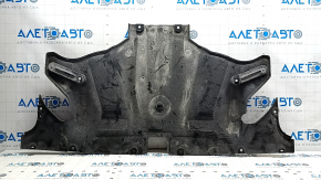 Tesla Model 3 18 rear underbody protection - worn and torn