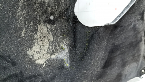 Tesla Model 3 18 rear underbody protection - worn and torn