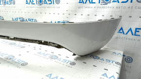 The bare rear bumper, the lower part of the Audi Q5 80A 18-20, white, bumpers