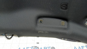 Jeep Grand Cherokee WK2 18-22 black headliner, without sunroof, with microphone and lamps, needs cleaning, torn fastener