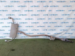 Ford Escape MK4 2020 hybrid FWD exhaust manifold with actuator, heater, and catalytic converter