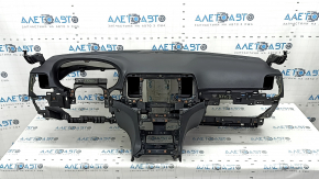 Jeep Grand Cherokee WK2 14-22 black dashboard with AIRBAG, with trims