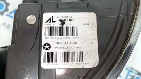 Left outer fender light for a Jeep Grand Cherokee WK2 14-18, chrome, without mounting, scratches