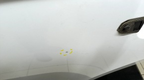 Bare rear left door Audi Q5 80A 18-24 white LY9C, dented, bumped