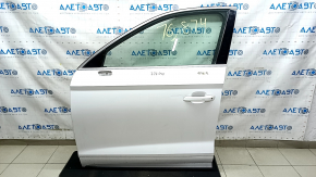 Front left door assembly for Audi Q5 80A 18-24 keyless, white LY9C