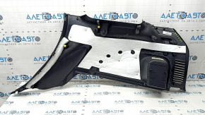Left arch trim for Jeep Grand Cherokee WK2 18-20, black, non-electric, broken fasteners, scratches, needs cleaning