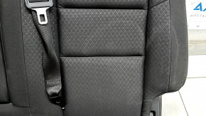 Left rear seat for Jeep Grand Cherokee WK2 18-22, black cloth, dry-cleanable, with belt