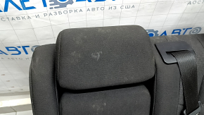 Left rear seat for Jeep Grand Cherokee WK2 18-22, black cloth, dry-cleanable, with belt