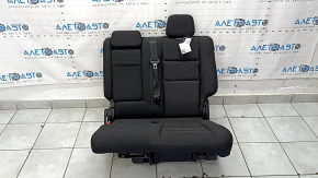 Left rear seat for Jeep Grand Cherokee WK2 18-22, black cloth, dry-cleanable, with belt