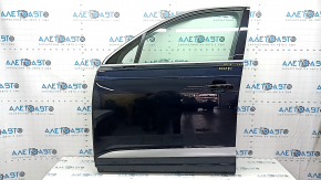 Front left door assembly for Audi Q7 16-19, aluminum, keyless, door closer, blue LC5M