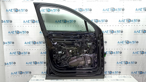Front left door assembly for Audi Q7 16-19, aluminum, keyless, door closer, blue LC5M