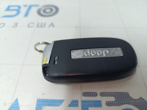 Jeep Cherokee KL 14-23 smart key, 5 buttons, scratches, nicks, chrome chip