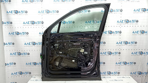 Front right door assembly for Audi Q7 16-19, aluminum, keyless, door closer, blue LC5M