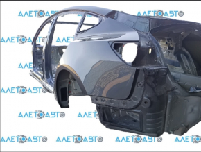 Tesla Model 3 18 rear left quarter wing, PMNG graphite