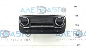 Audi Q7 16-23 rear climate control panel with heated seats, scratches