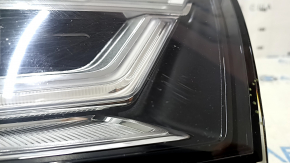 Right front headlight assembly for an Audi Q5 80A 18-20 LED, scratches, one missing mount