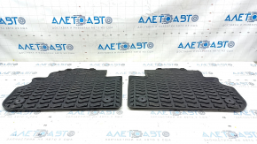 Set of floor mats for the Audi Q5 80A, 18-25 rubber, black