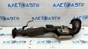 Ford Escape MK3 13-19 1.5T 1.6T catalytic converter mesh is torn and rusty.
