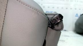 Driver's seat upholstery for Audi Q5 80A 18-20 Sport, leather, gray, heated, perforated, with ventilation