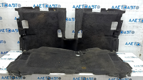 Ford Escape MK3 13-19 rear floor covering, black, type 2, dry-cleanable