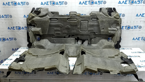 Ford Escape MK3 13-19 rear floor covering, black, type 2, dry-cleanable