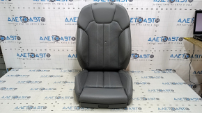 Audi Q5 80A 18-20 Sport passenger seat upholstery, leather, gray, heated, perforated, for ventilation, for cleaning