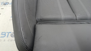 Audi Q5 80A 18-20 Sport passenger seat upholstery, leather, gray, heated, perforated, for ventilation, for cleaning