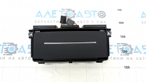 Audi Q7 16-25 black rear center console trim with cigarette lighters