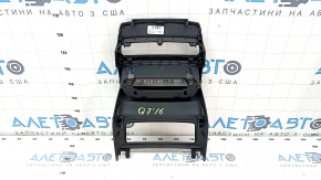 Audi Q7 16-25 rear center console trim, black