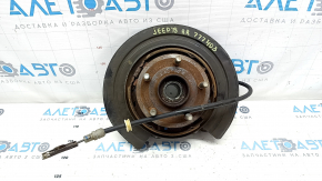 Rear right axle hub for Jeep Grand Cherokee WK2 16-22 with cover and parking brake mechanism, with handbrake cable, rusty